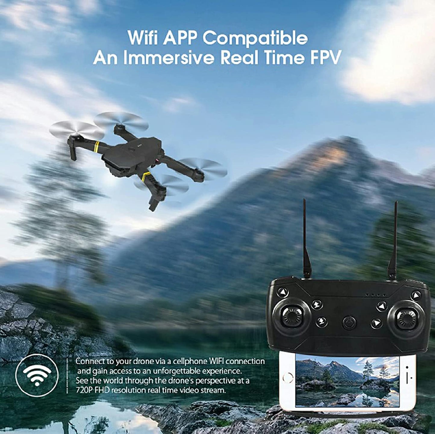 4K Foldable Quadcopter Drone