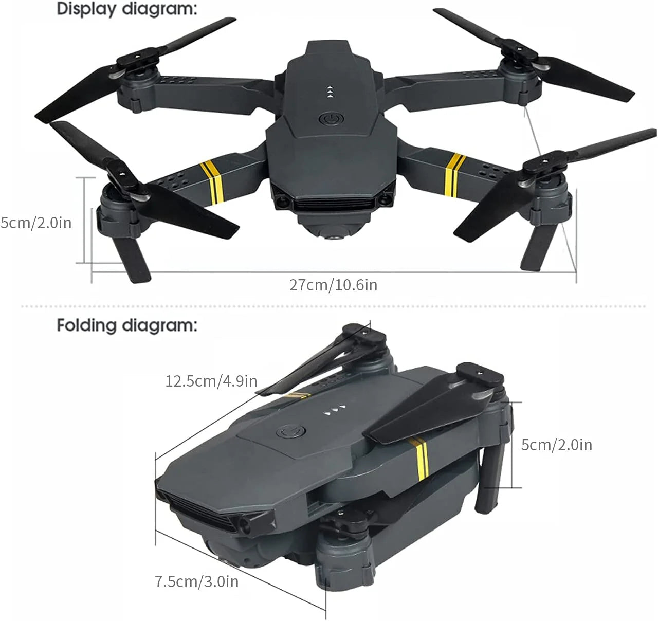 4K Foldable Quadcopter Drone