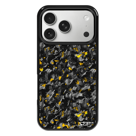 iPhone Forged Carbon Fiber Case Gold Flake
