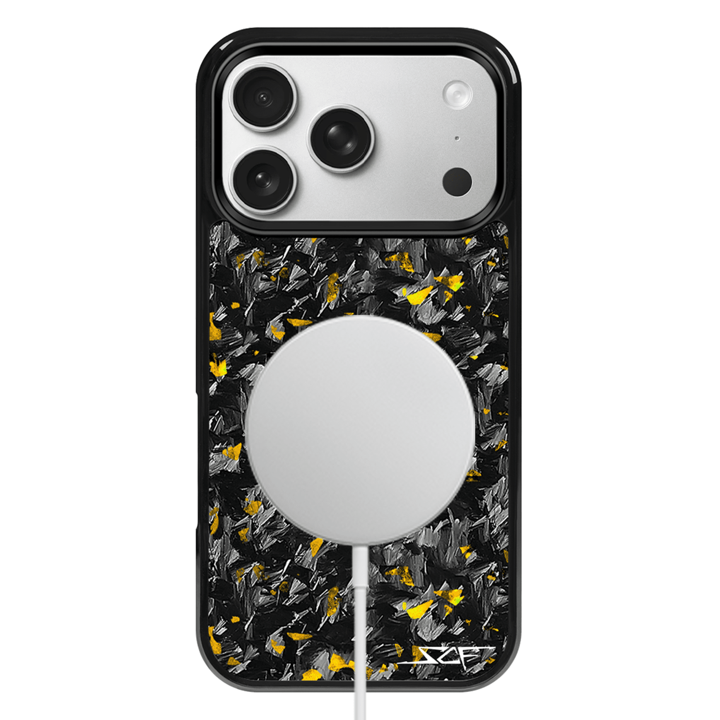 iPhone Forged Carbon Fiber Case Gold Flake