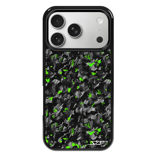 iPhone Forged Carbon Fiber Case Green Flake