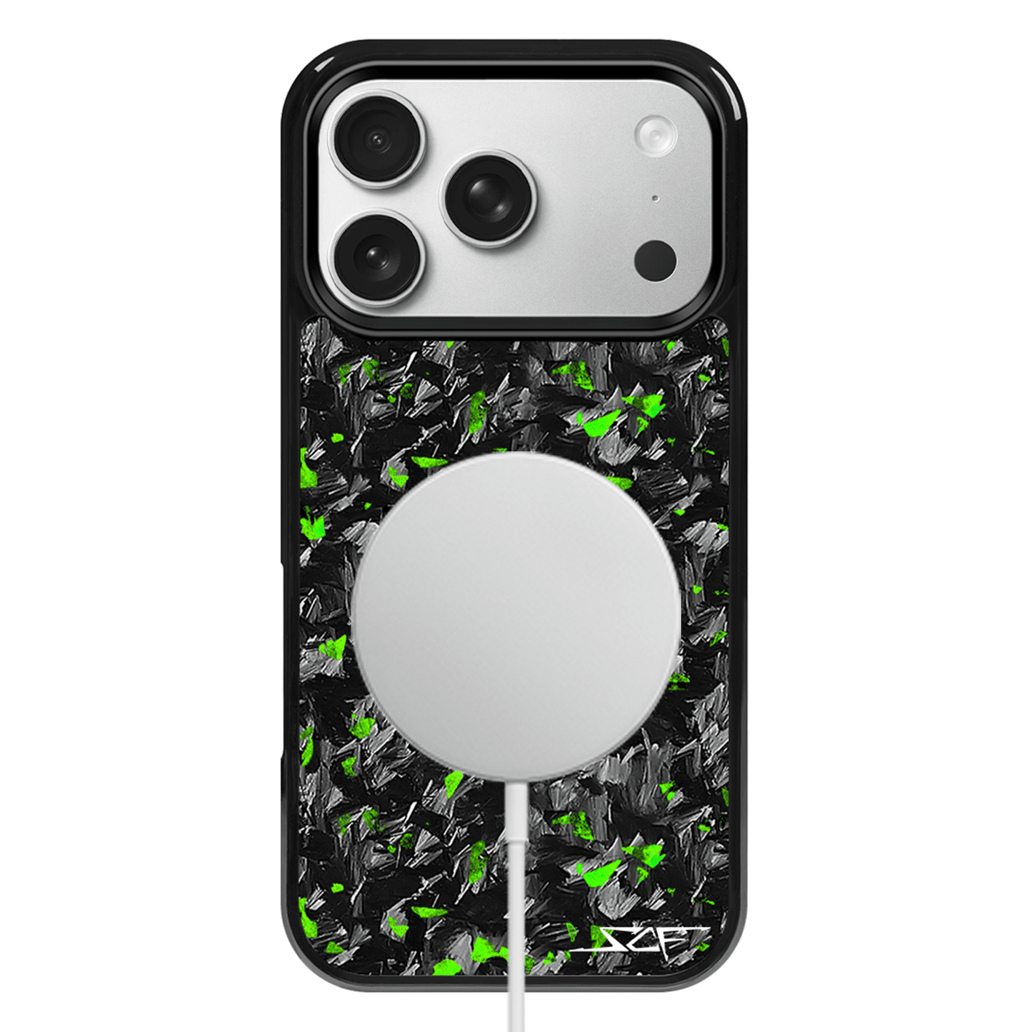 iPhone Forged Carbon Fiber Case Green Flake