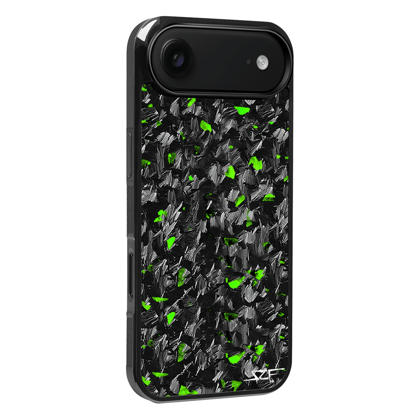 iPhone Forged Carbon Fiber Case Green Flake