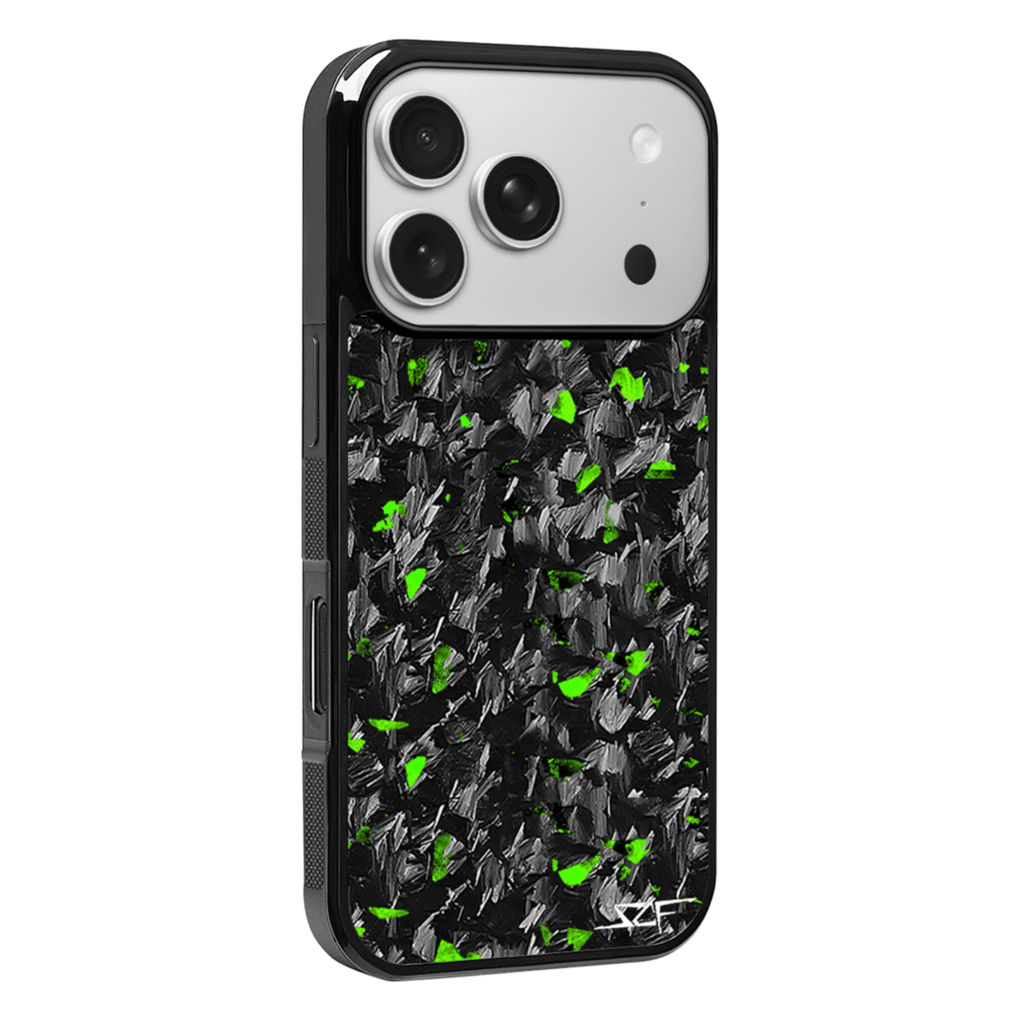 iPhone Forged Carbon Fiber Case Green Flake