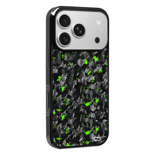 iPhone Forged Carbon Fiber Case Green Flake