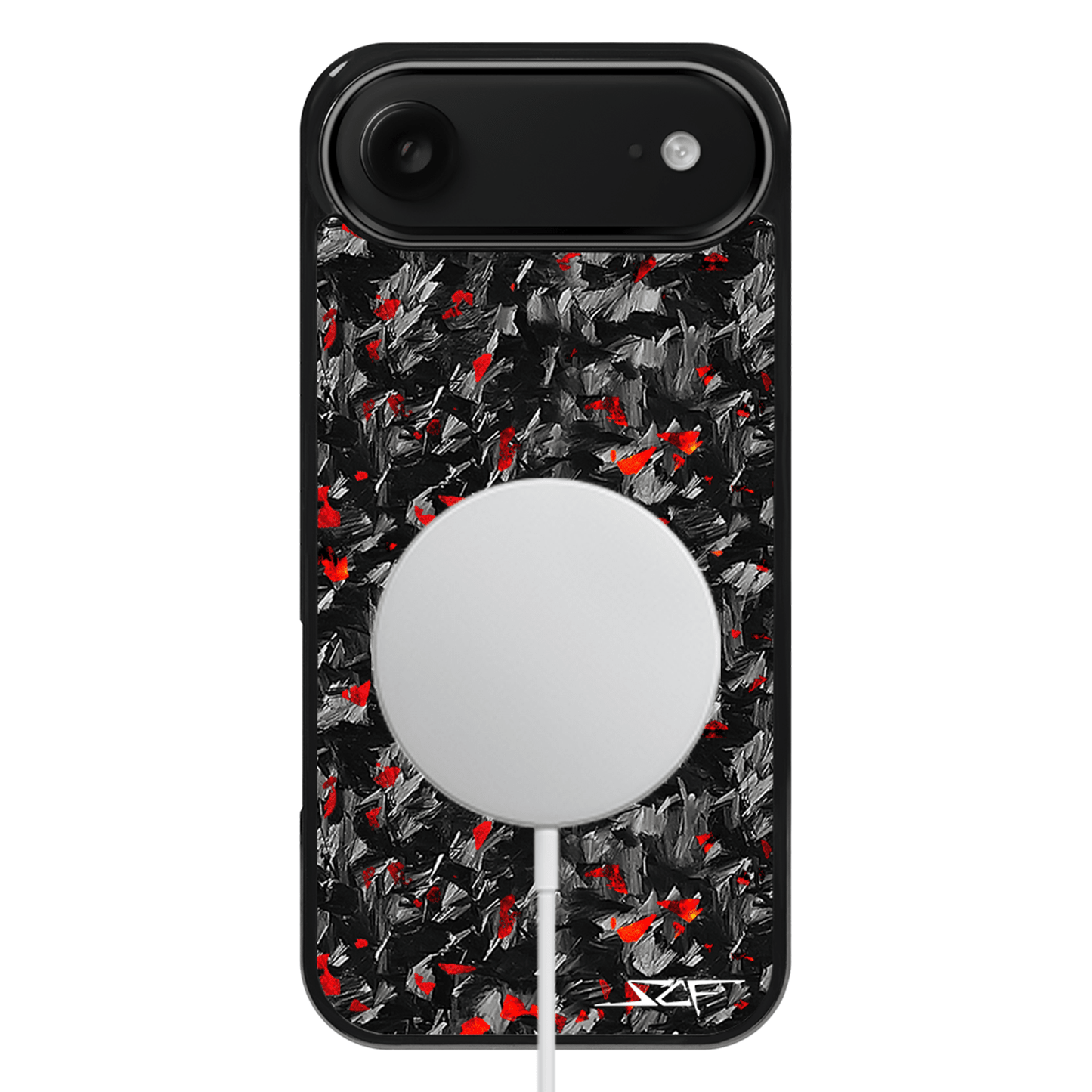 iPhone Forged Carbon Fiber Case Red Flake