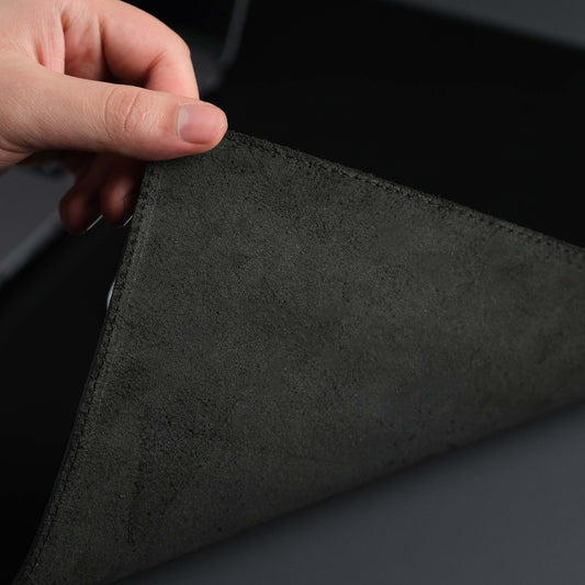 Black Leather, Premium Desk Pad