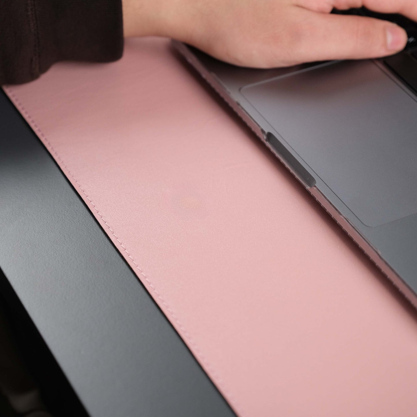 Pink Leather, Premium Desk Pad