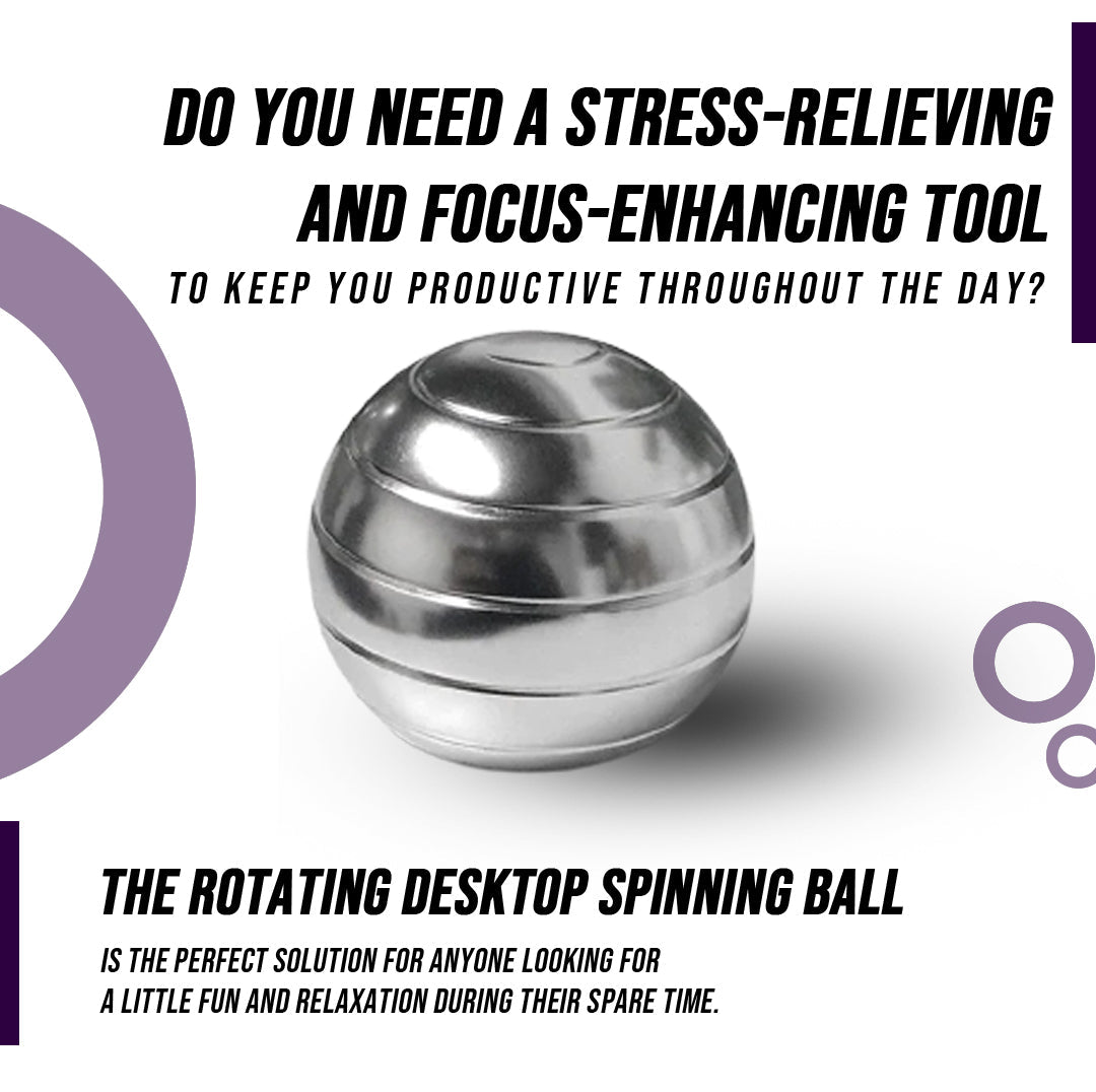 Rotating Fidget Desktop Spinning Ball